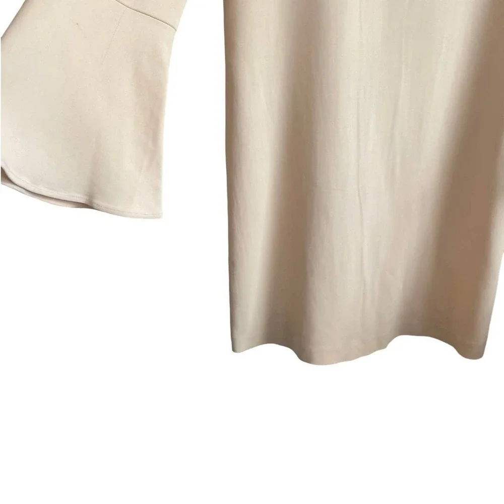 Zara Woman Shift Mini Dress XS Pastel Orange Mod Minimalist Soft Girl‎ Euro Chic